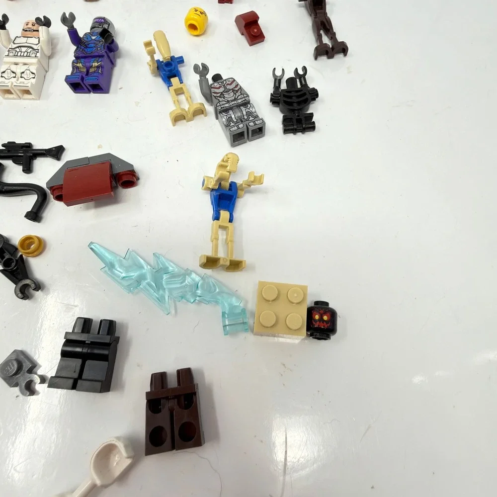 LEGO Minifigure Parts Accessories Lot Star Wars Marvel Multicolor Mixed Pieces